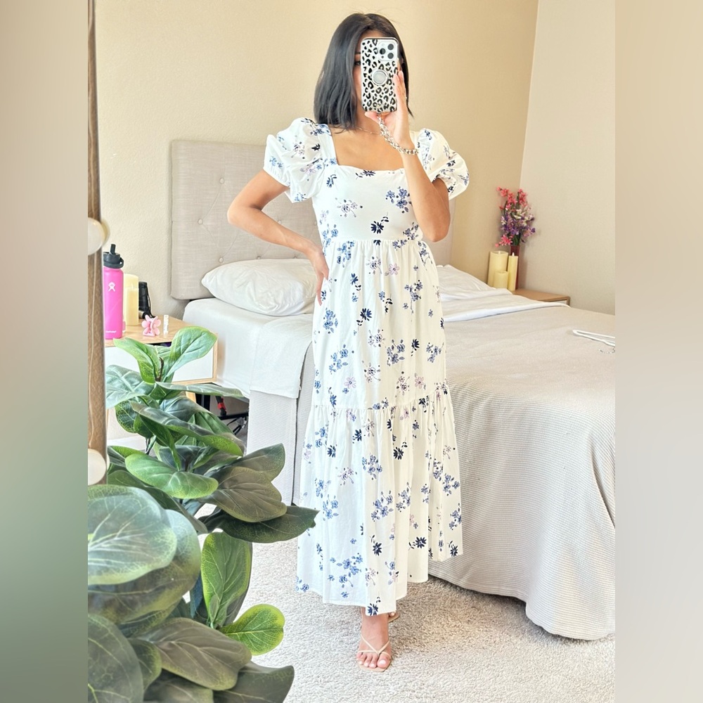 Wayf cutout midi dress